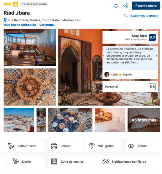 Precioso Riad donde alojarse en Rabat