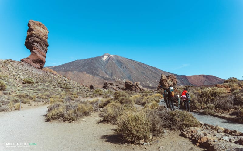 ruta cañadas del teide con niños