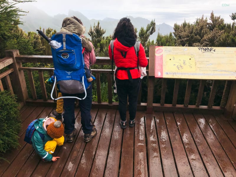 Parque Rural de Anaga con niños