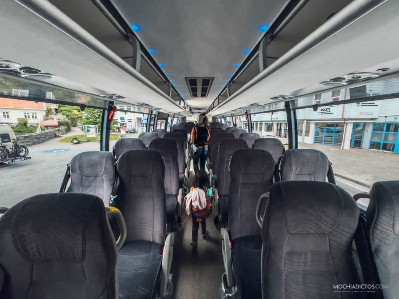 Autobus de vuelta a Flam desde Aurland