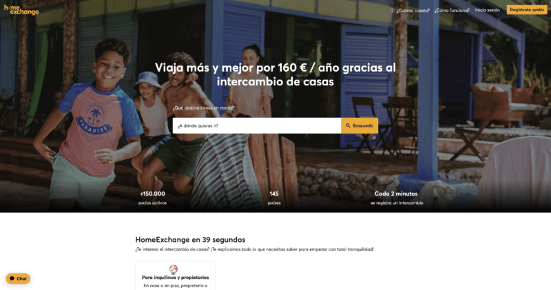 Opiniones homexchange registro