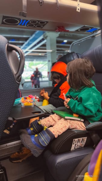 Viajar en autobus en Noruega con niños