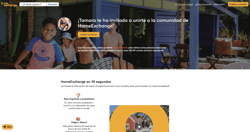 invitacion homeexhange opiniones