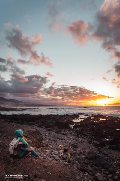 atardecer en Tenerife con niños