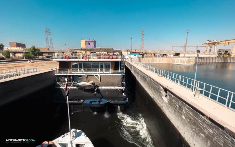cambio nivel crucero por el nilo