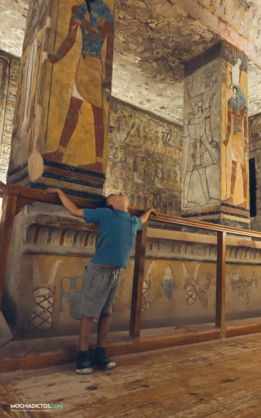 valle de los reyes con niños