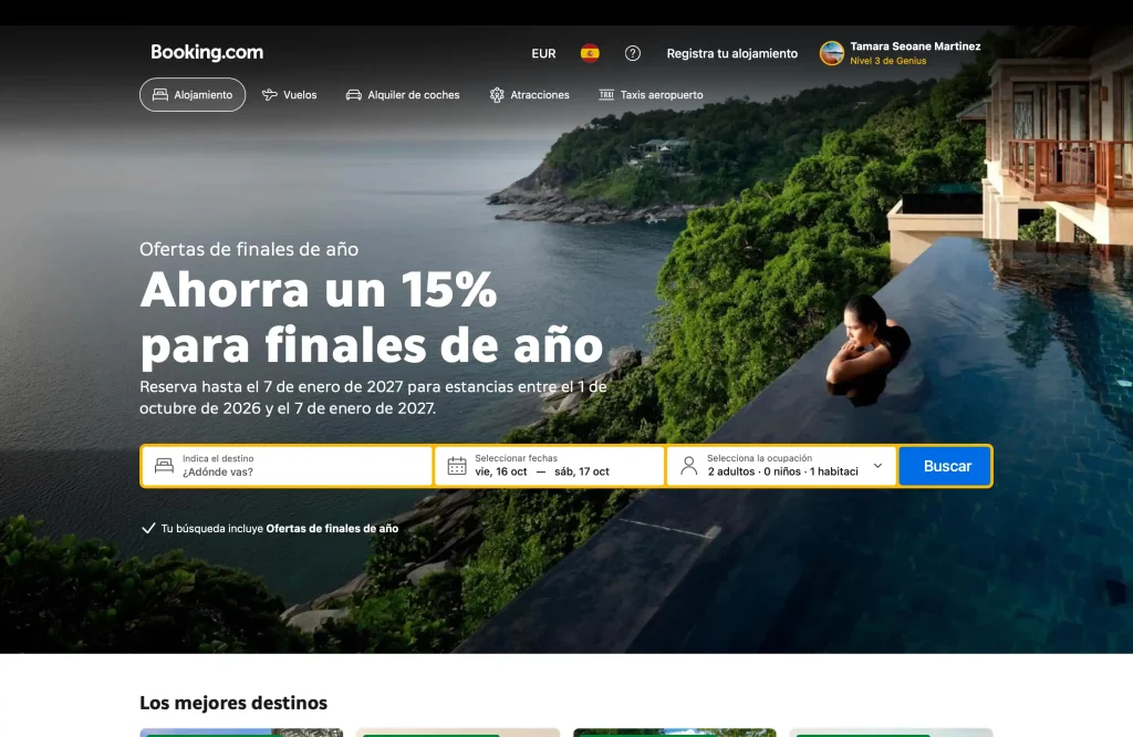 codigo descuento Booking oficial