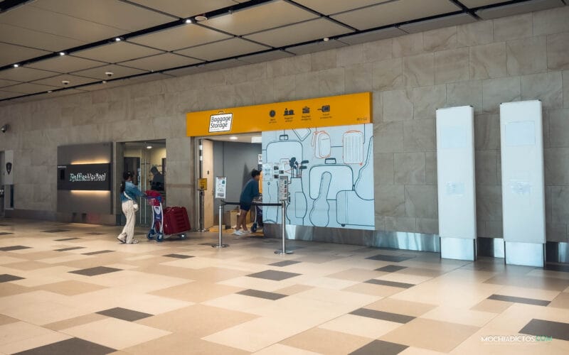 consigna aeropuerto Singapur
