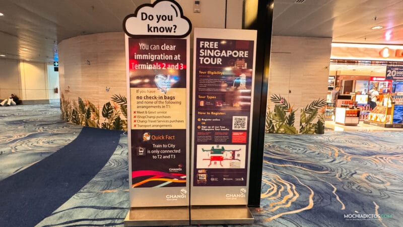 tour gratis aeropuerto singapur