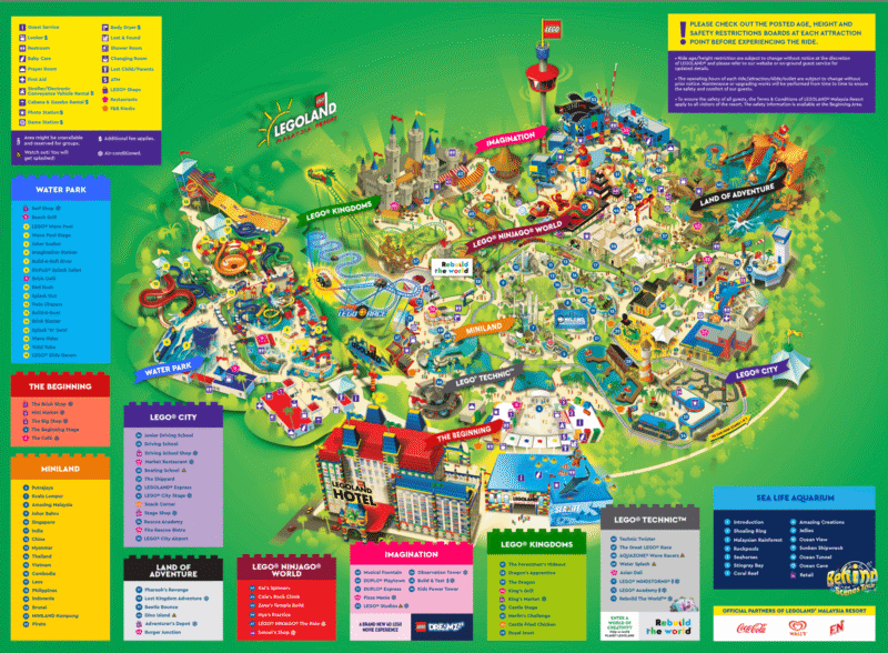 mapa legoland malaysia