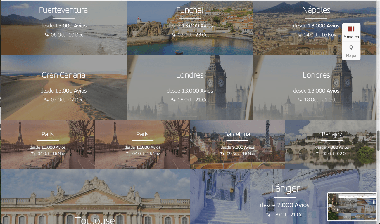 Vuelos a Londres o París con Avios Iberia Card desde 13.000 puntos