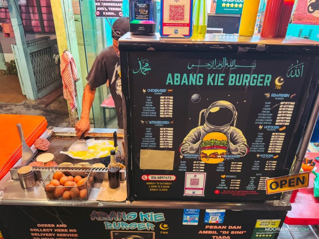 Mejor puesto donde comer hamburguesas en Penang