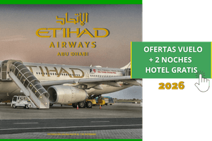 Código descuento Etihad 2 noches gratis hotel
