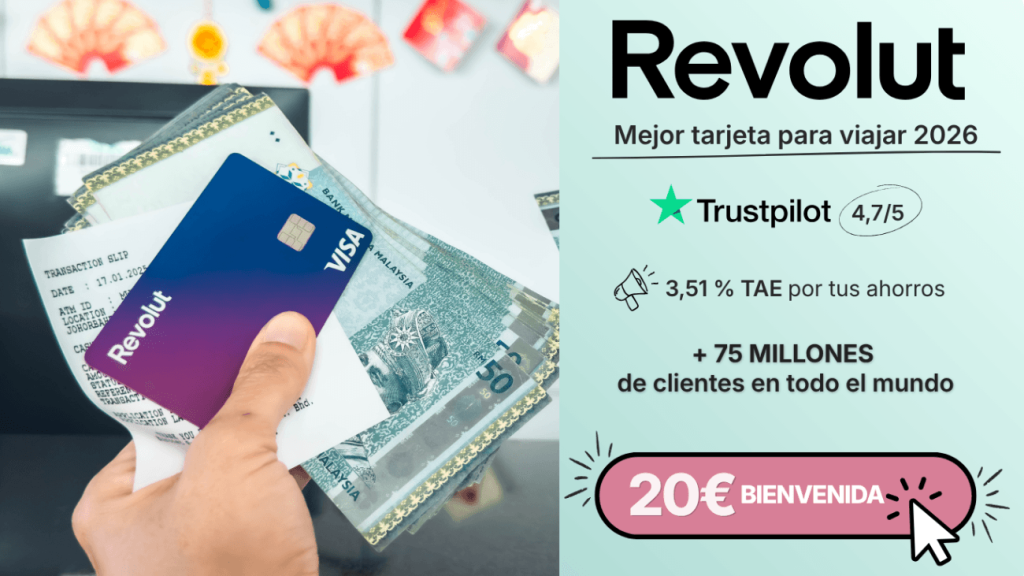 Bono bienvenida 20€ revolut