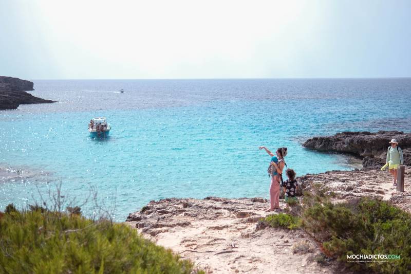 Cami de cavalls con niños Menorca