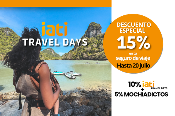 Bono descuento Iati 15 Travel days 2026