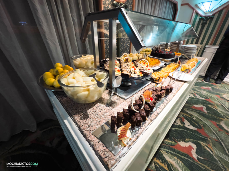 Comida en mi crucero por el nilo