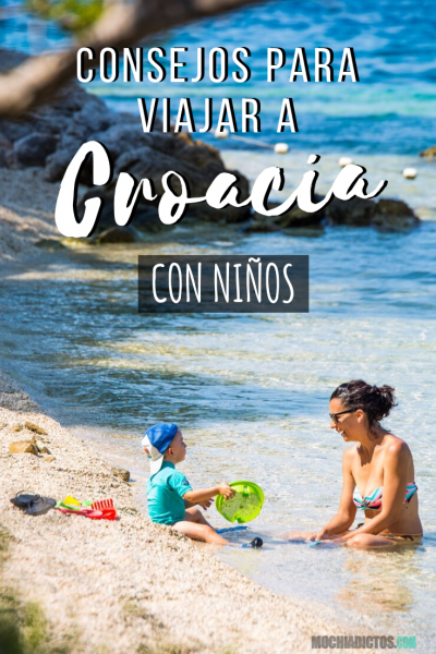 Consejos para viajar a Croacia con niños, Pinterest
