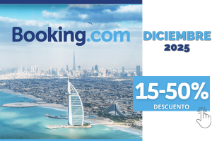 Descuento booking diciembre 2025