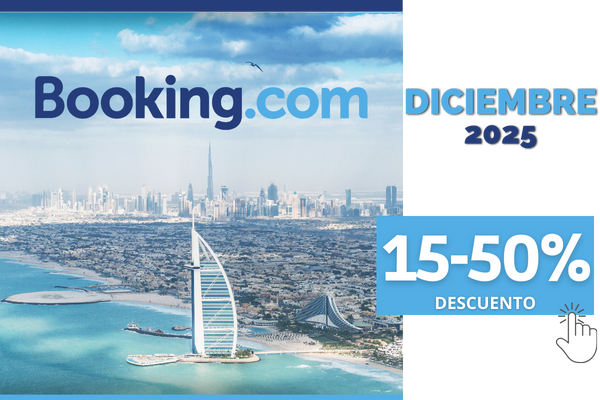 Descuento booking diciembre 2025