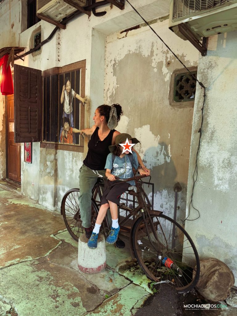 Dibujos en Georgetown con niños