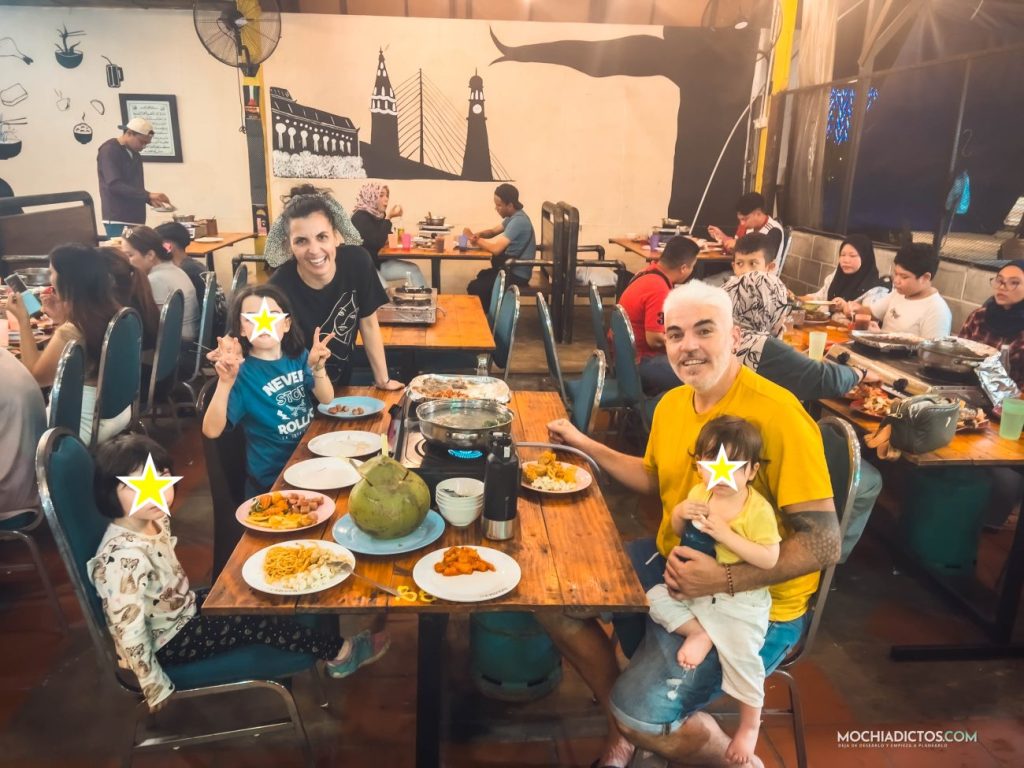 Donde cenar en Penang con niños Buffet