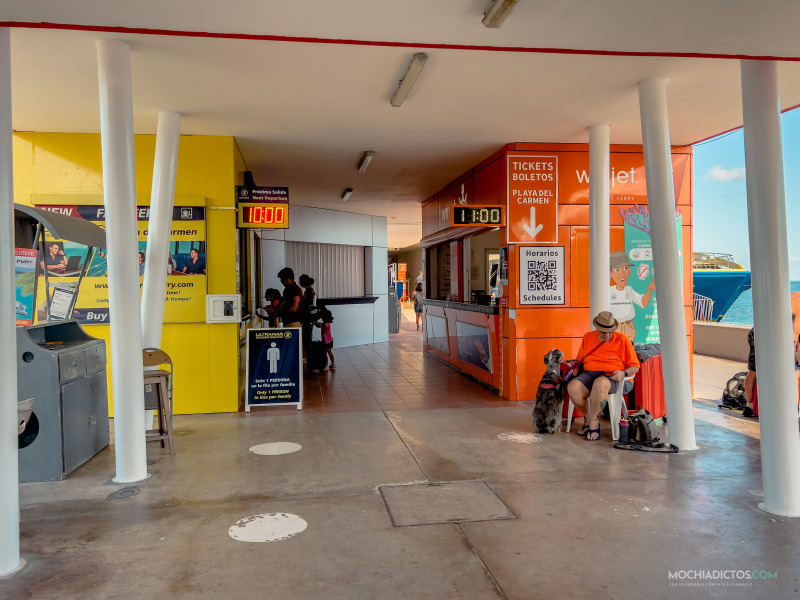 Horarios ferry a Cozumel