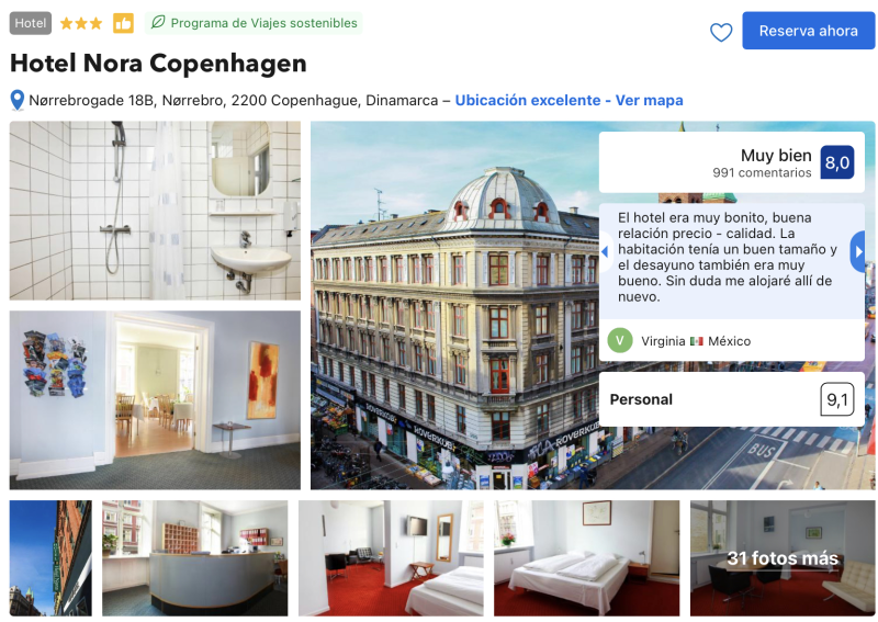Hotel Nora Copenhagen, Copenhague
