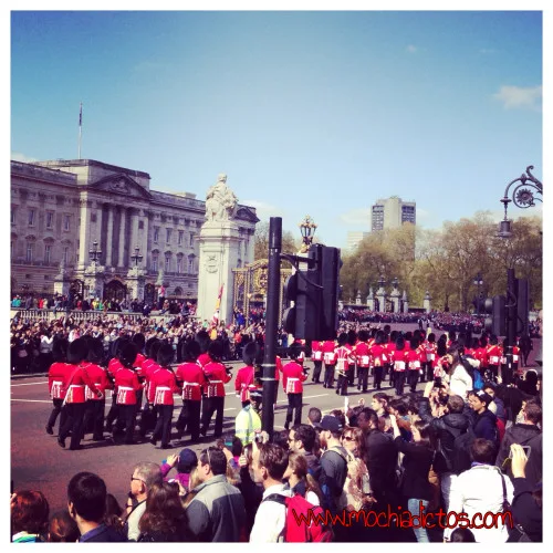 Planes gratis Londres Cambio guardia