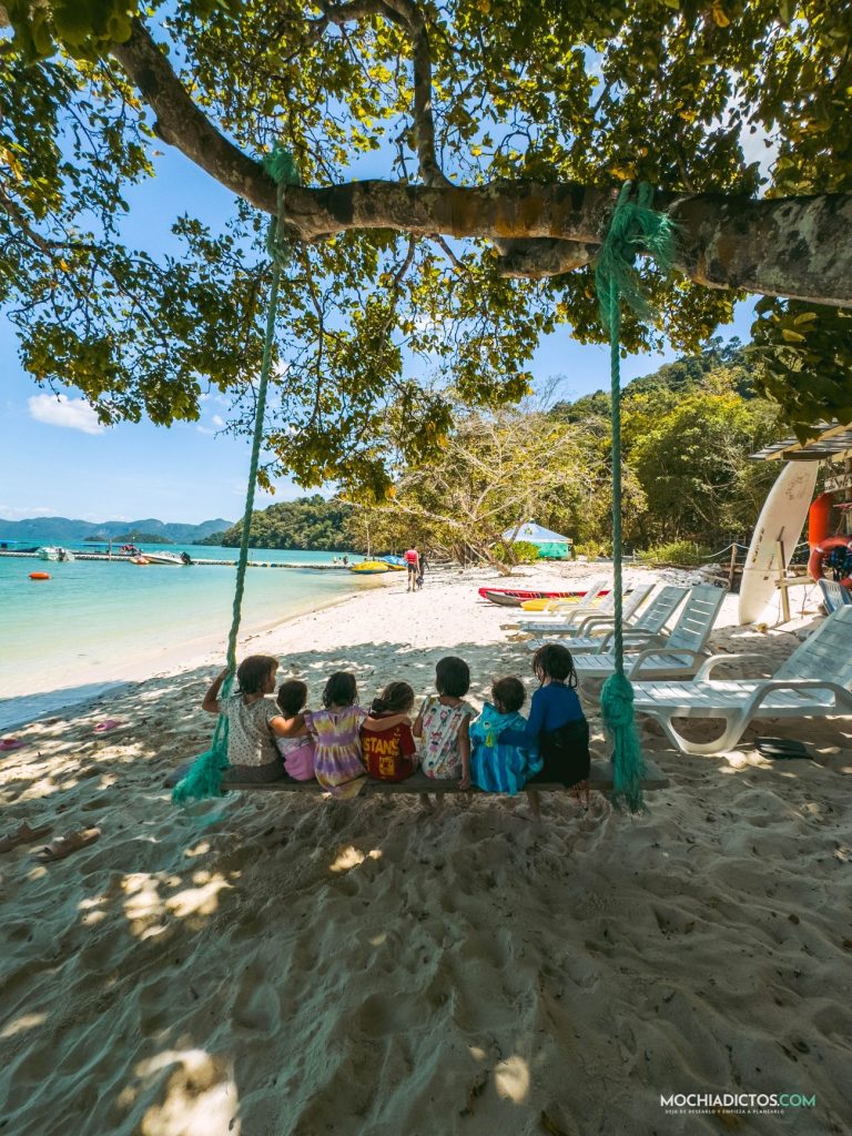Langkawi con niños