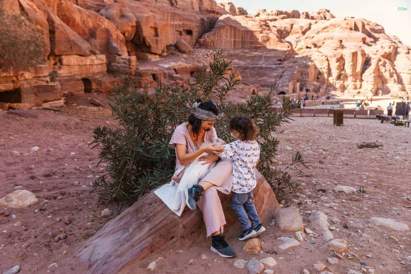 Visitar Petra con bebé