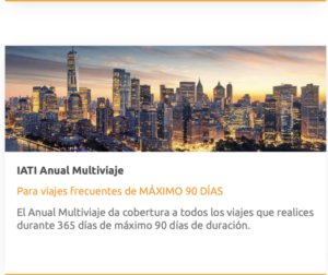 Seguro Multiviajes iati opiniones