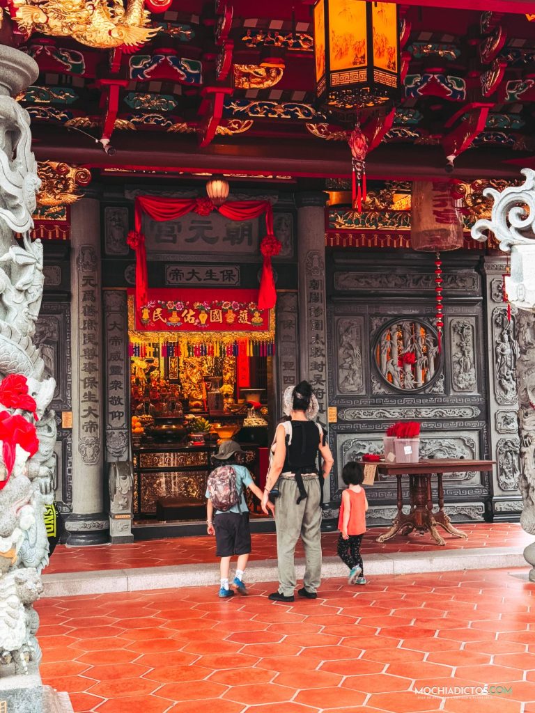 Templo en Chew Jetty en Penang