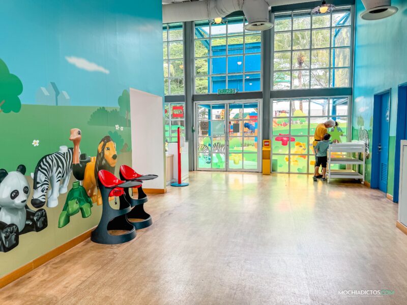 Zona cambio bebes en Legoland