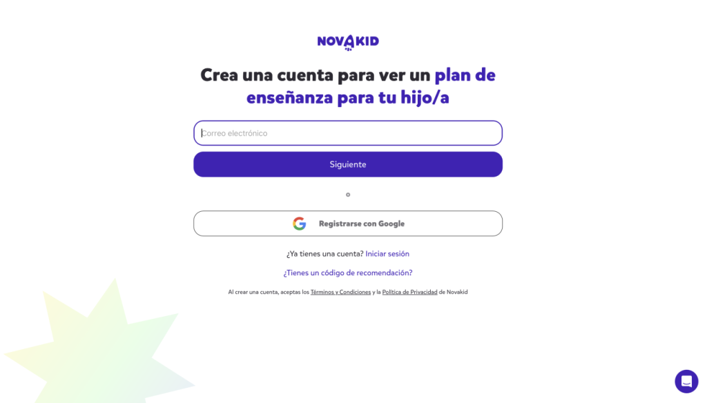 abrir cuenta en Novakid con descuento