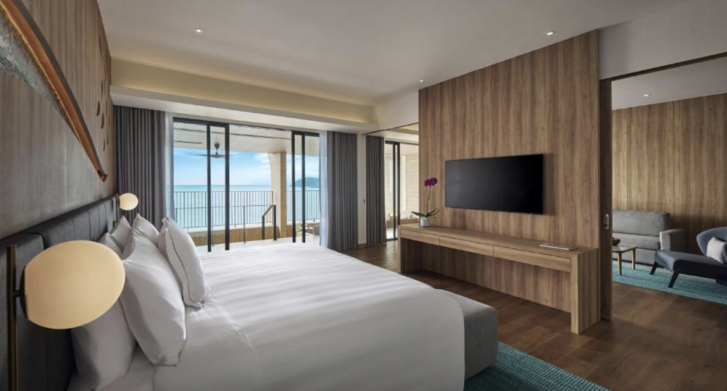 habitación con vistas al mar parkroyal langkawi