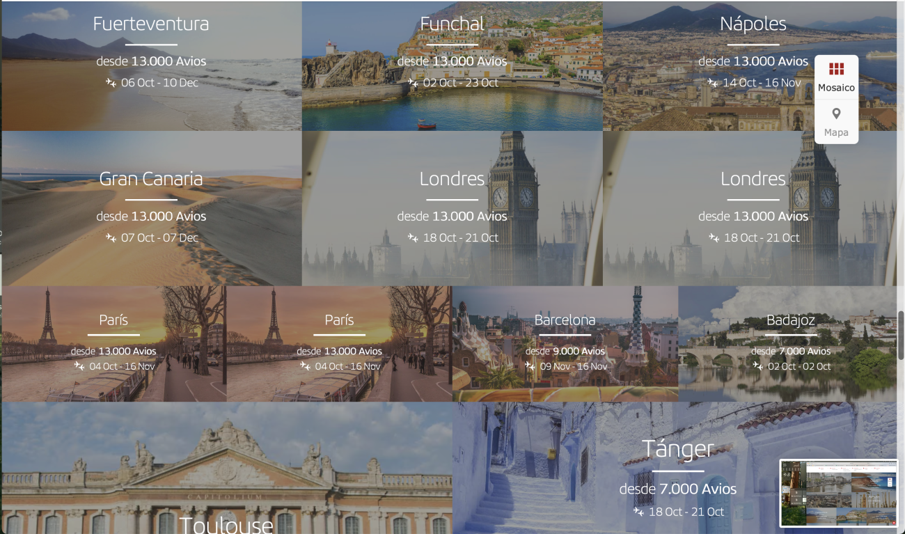 Vuelos a Londres o París con Avios Iberia Card desde 13.000 puntos