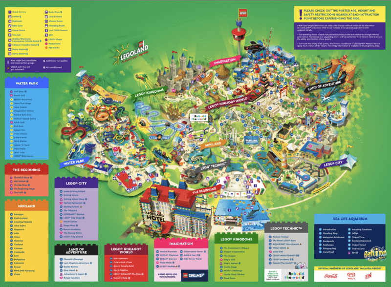 mapa legoland malaysia