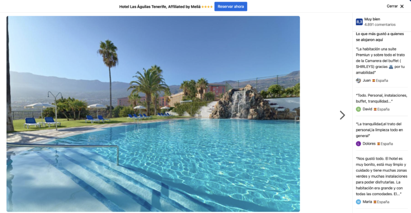 mejor hotel con piscina para alojarse en el norte de tenerife con niños