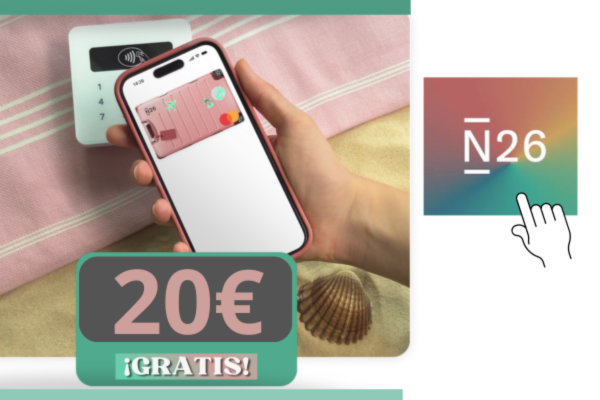 N26 promo 20 euros gratis 2025 – ejemplo de landing