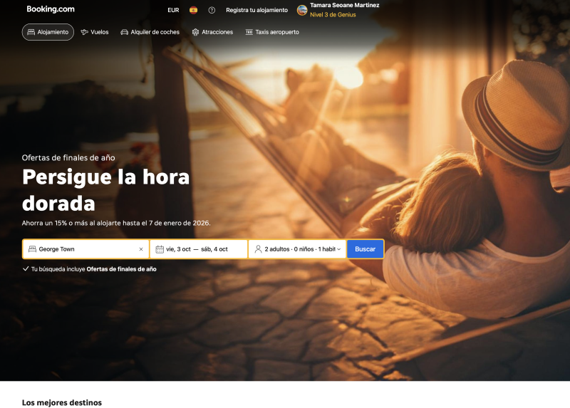 ofertas Booking con descuento