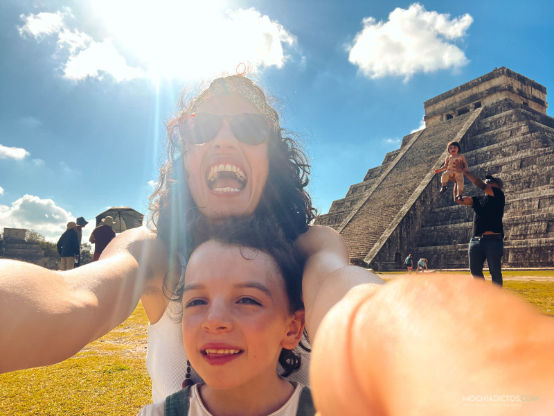 visitar Chichen itza con niños